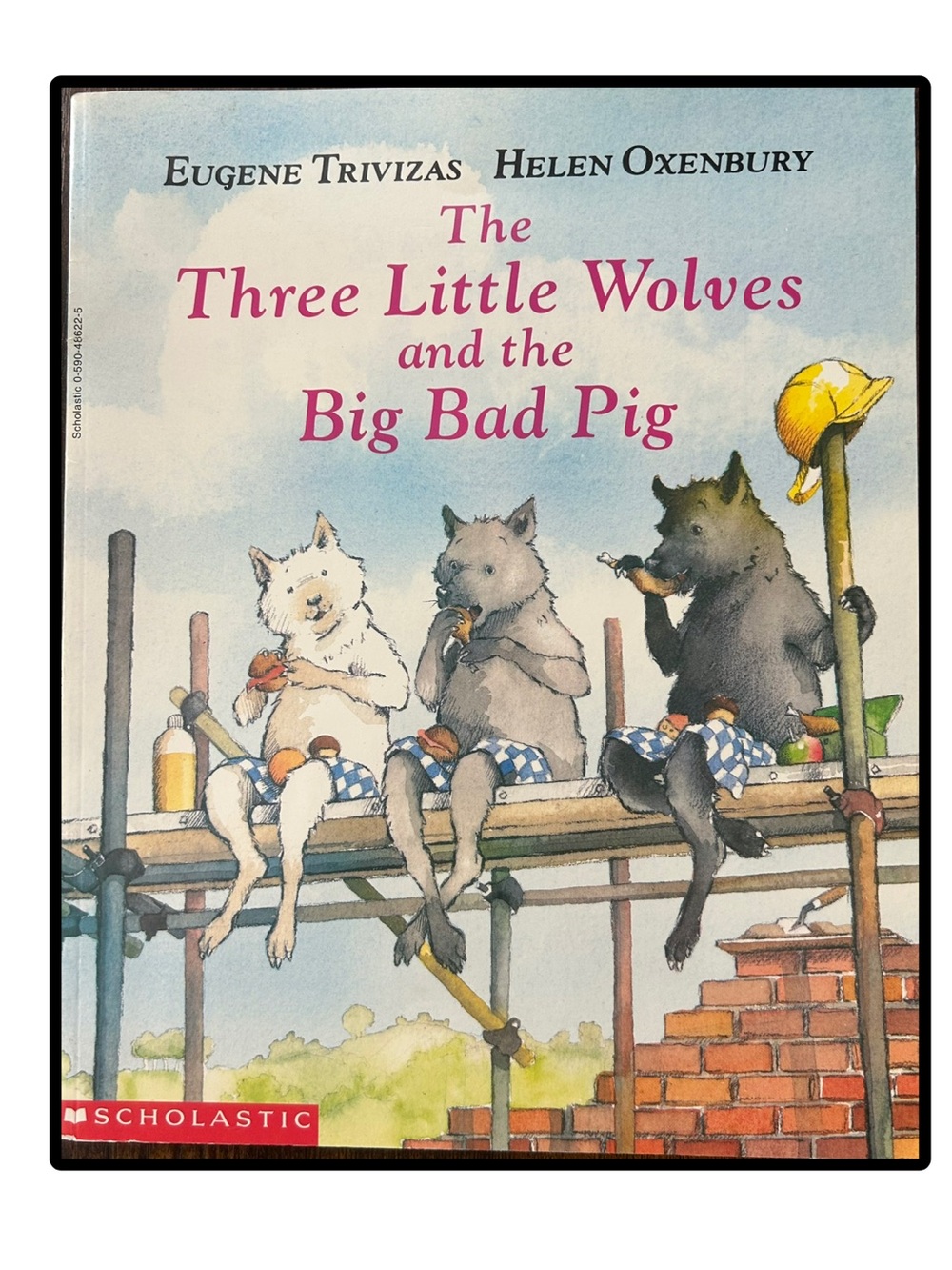 The Three Little Wolves and the Big Bad Pig Softcover Book by EUGENE TRIVIZAS